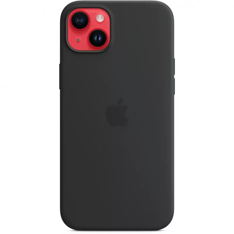 Apple iPhone 14 Plus silikónové puzdro s MagSafe – Midnight
