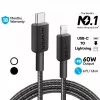 Kábel Anker 322 0,9 m Lightning na USB-C 30 W