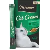 Vlhké maškrty pre mačky Miamor Cat Cream kura so zeleninou, pastové tuby 5×15 g, bez lepku, bez cukru