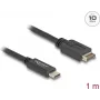 DeLOCK USB kábel USB Type-E Key A 20-pólový konektor samec na USB Type-C konektor samec 1 m