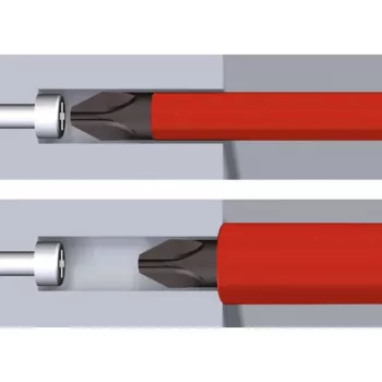 Sada skrutkovačov Wiha slimVario Starter-Set 41232 (MPN 2831T901) — izolované bity a ergonomická rukoväť