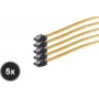 Interný Serial-ATA kábel ShiverPeaks SCO 78246-0.5-Y5 50 cm rovná kovová pružina