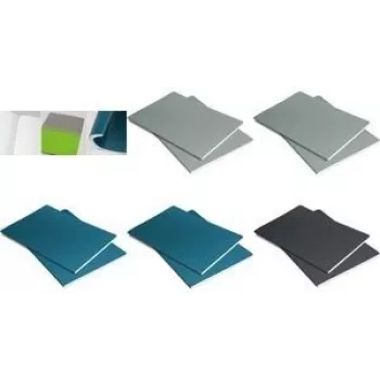 Notebook Sigel LS306 A5 linajkovaný Softcover, tmavosivý obal, svetlosivé strany, 68 strán