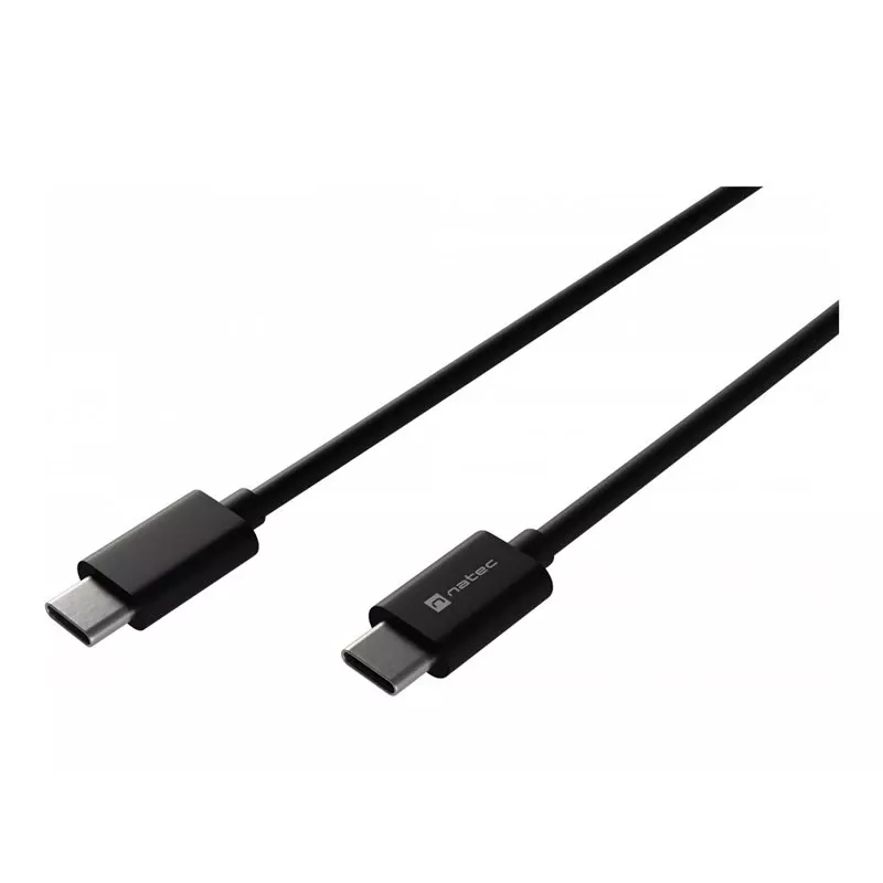 USB-C na USB-C kábel NATEC NKA-2146, 1 m, čierny