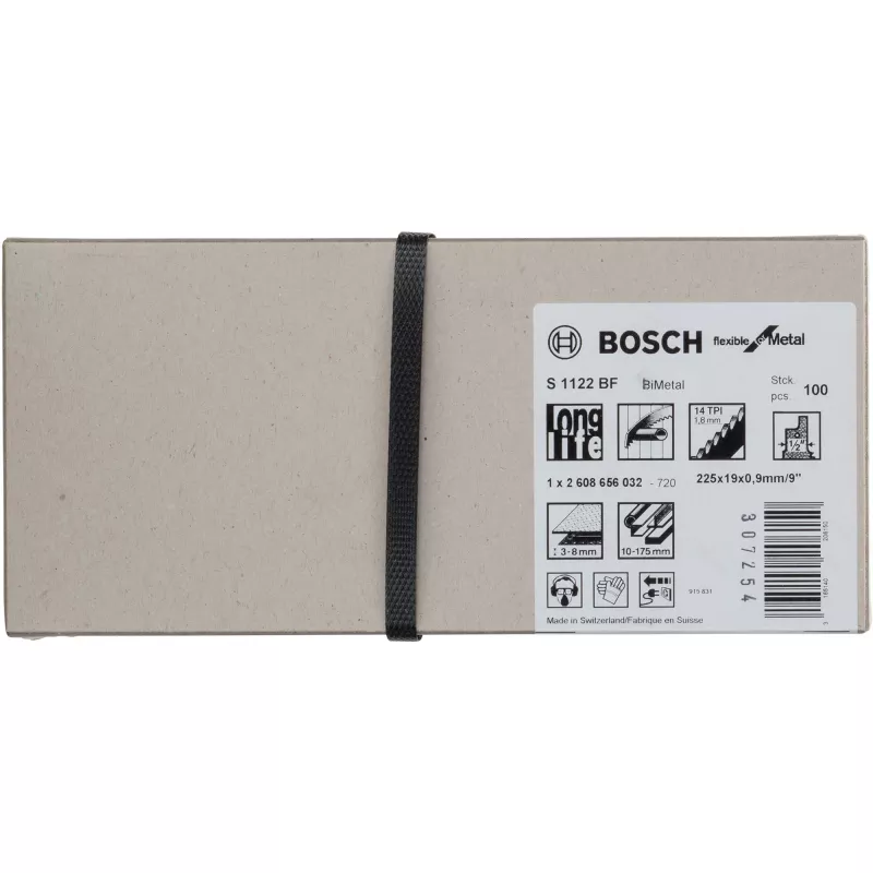 Bosch S 1122 BF, rúra, profil, hrubý plech, 1,8 mm