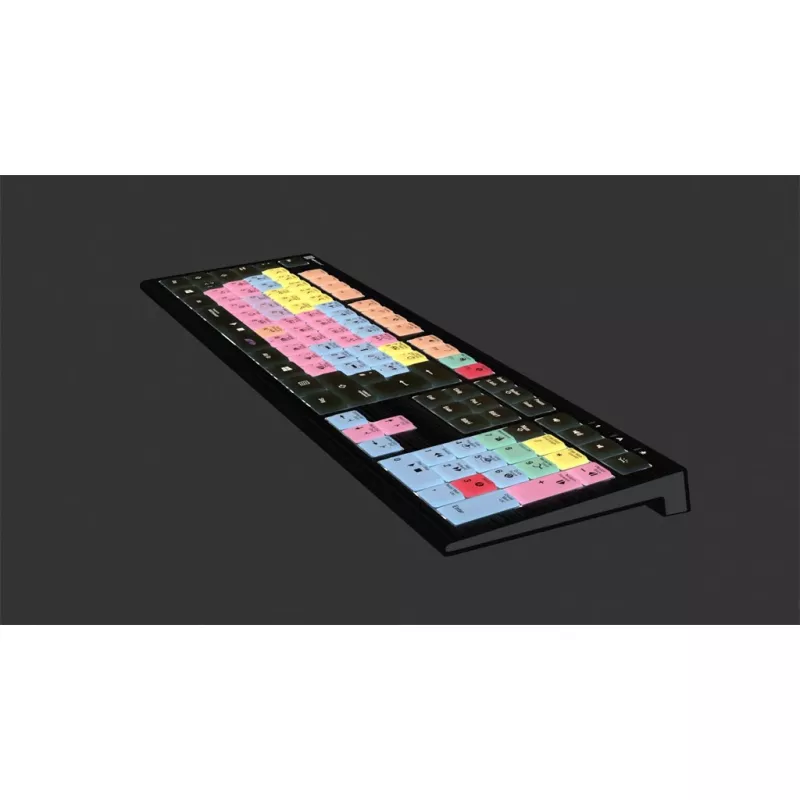 Logickeyboard ASTRA 2 USB QWERTZ klávesnica čierna full-size 108 klávesov