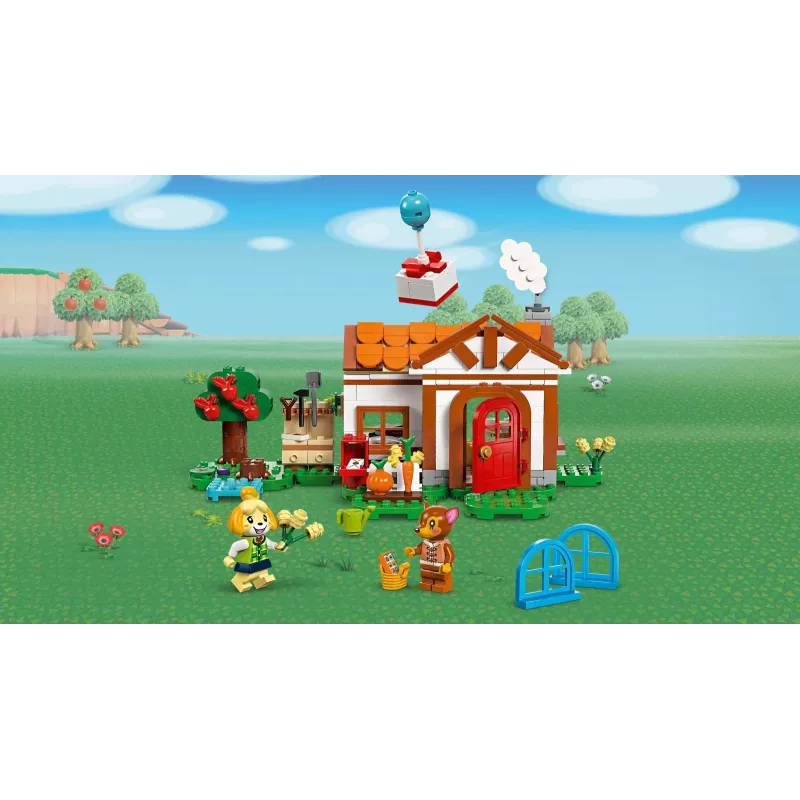 Stavebná hračka LEGO sada 77049 Animal Crossing návšteva Melindy