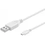 Microconnect USBABMICRO18W USB kábel USB 2.0 1,8 m USB A Micro-USB B biely