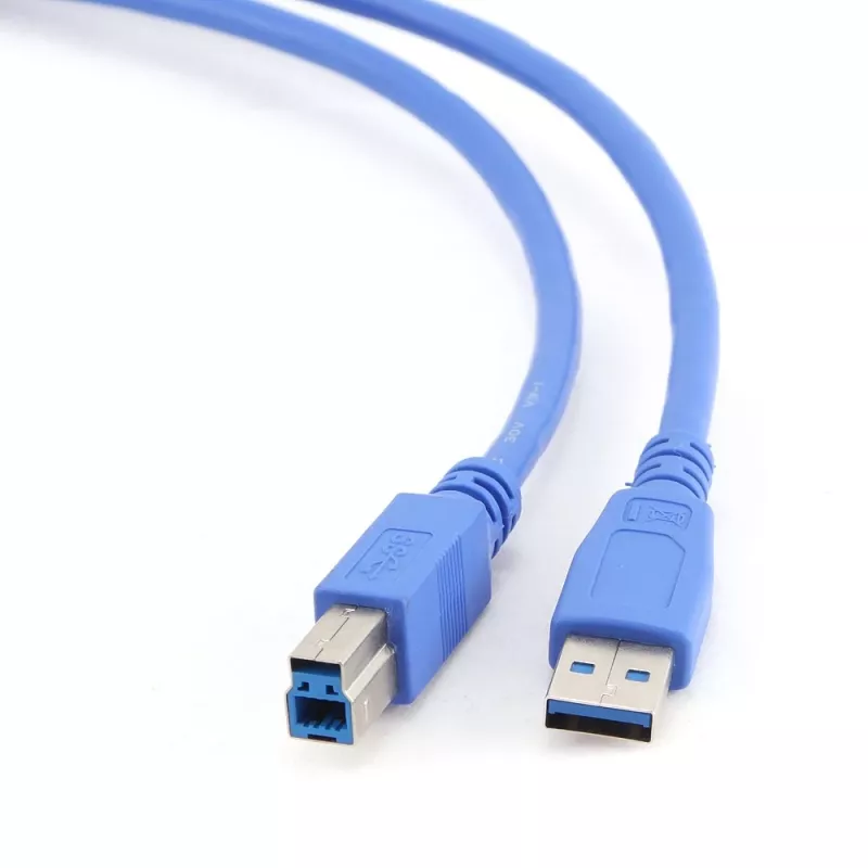 Gembird - USB kábel - USB Type-A (M) na USB Type-B (M) - USB 3.0 - 1,8 m - liata - modrý
