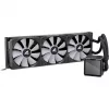 All-in-One kvapalinový CPU chladič Sharkoon S100 ARGB – 360 mm radiátor, čierny