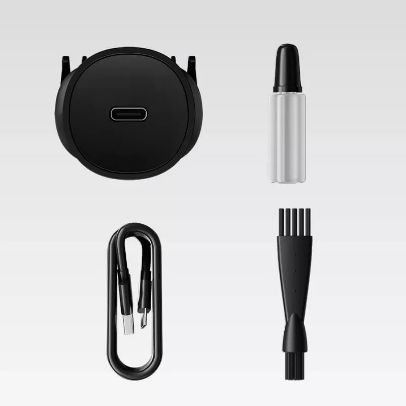 Bezdrôtový strihací strojček Maestro MR-641, keramická čepeľ, nabíjanie cez USB, 1200 mAh, 45×155×30 mm