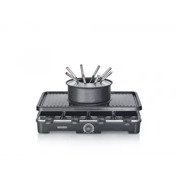 Raclette gril Severin RG 2347 8 osôb 1400 W čierny