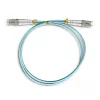 Qoltec - patch kábel - LC/UPC Multimode (M) na LC/UPC Multimode (M) - 1 m - optické vlákno - duplex - 50/125 mikrometrov - OM3 - bez halogénov