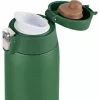 Cestovný hrnček EMSA N2151900, tmavozelený, 0,4 l, sklopné viečko
