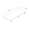 Maclean skladacia polica 100x40 cm MC-128 B