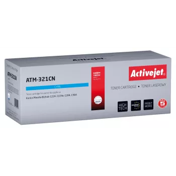 Activejet ATM-321CN toner (náhrada za Konica Minolta TN321C; Supreme; 25 000 strán; azúrová)