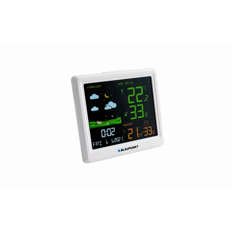 Meteostanica BLAUPUNKT WS25WH – meranie vnútri/vonku, bezdrôtové senzory