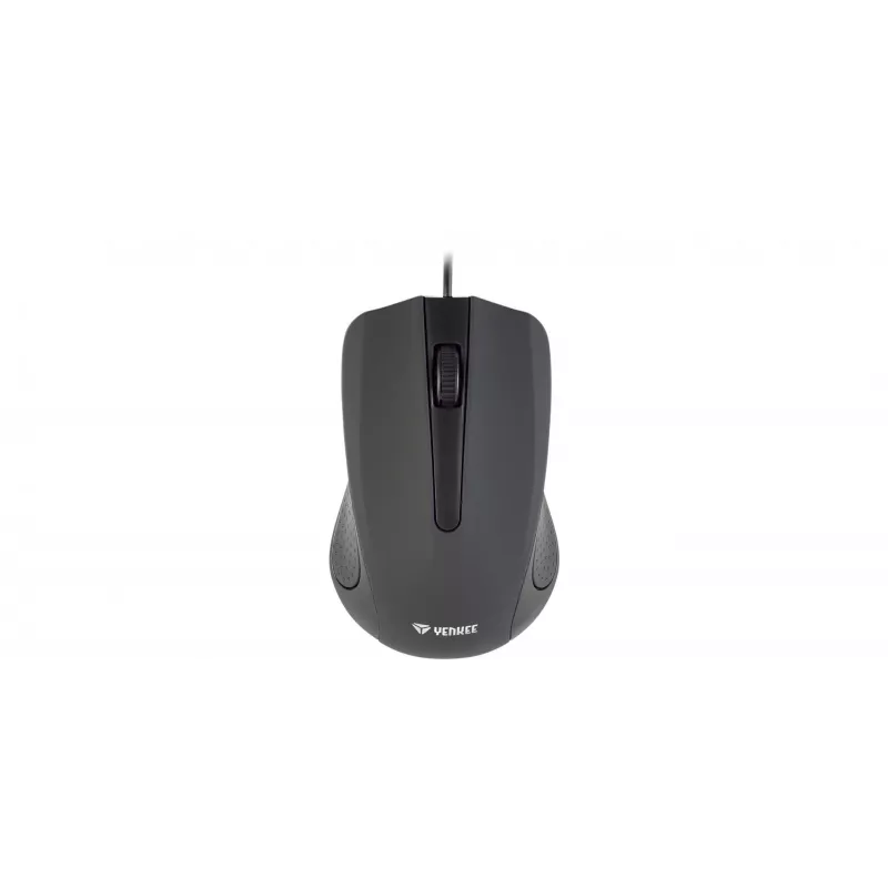 USB káblová myš, 3 tlačidlá, pogumovaný povrch, 1000 DPI