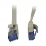 Patchkabel RJ45 - CAT6A 500 MHz - 1,5 m - sivý - U/FTP - plochý - AWG32 - Synergy 21