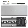Hliníkové puzdro QOLTEC 51833 pre M.2 SSD, SATA na USB 3.0, podporuje až do 2 TB