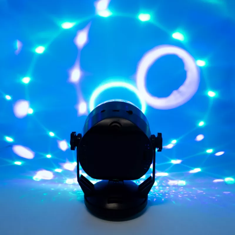 LED disko guľa DENVER LDB-319 – kompaktné LED párty svetlo, model 117220200040