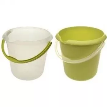 Vedro keeeper Mika 10 L transparentné s ergonomickým držadlom
