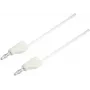 VOLTCRAFT meracia šnúra [konektor samec 4 mm - konektor samec 4 mm] 0,5 m biela MSB-300 (MSB-300-0.5-WS)
