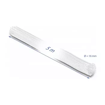 Pletená hadica DeLOCK 20809 5 m x 16 mm biela