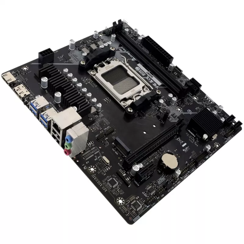 Základná doska BIOSTAR B650MT Micro ATX, AMD B650, Socket AM5, DDR5, 2x DIMM, 96GB, 1x M.2, 4x SATA III, Gigabit LAN