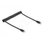 USB kábel DeLOCK 90369 USB 2.0 0.75 m USB C čierny