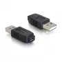 Adaptér USB micro-A+B konektor samica na USB 2.0 A konektor samec DeLOCK 65029