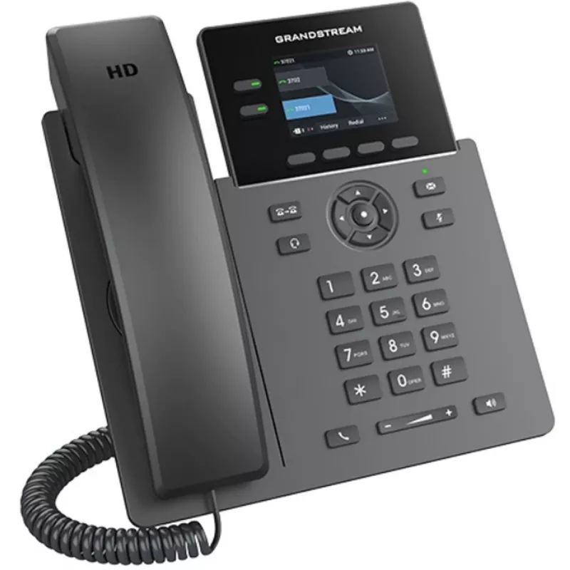 IP telefón Grandstream GRP2610P s Carrier‑Grade podporou PoE a HD audiom