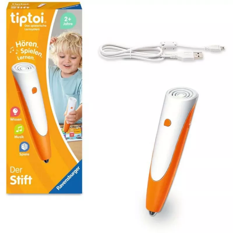 Učebné pero Ravensburger tiptoi 00110 oranžová biela pre chlapcov dievčatá