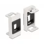 Keystone držiak DeLOCK Easy 45 moduly 22,5 x 45 mm biely čierny