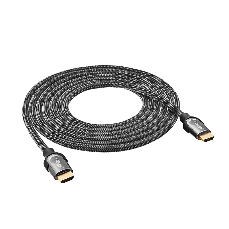 Akyga AK-HD-30S HDMI-2.1 kábel, 48 Gbit/s, 8K 60 Hz / 4K 120 Hz, opletený, 3 m, čierny