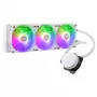 Sada kvapalinového chladenia Cooler Master MasterLiquid 360L Core ARGB biela 12 cm ventilátor