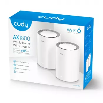 Mesh systém Cudy AX1800 dvojpásmový 2,4 GHz 5 GHz Wi-Fi 6