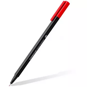 Fineliner Staedtler 334 C12 Superfine čierna modrá zelená sivá svetlomodrá svetlozelená oranžová ružová červená fialová žltá 12 kusov