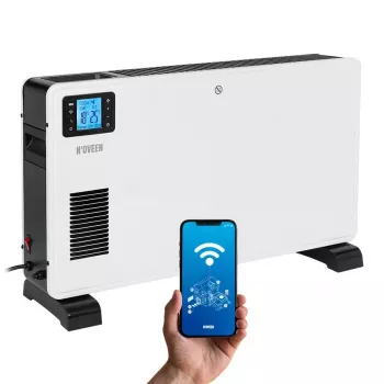 Elektrický konvektorový ohrievač NOVEEN NOVEENCH9099, 2300 W, 3 výkonové stupne, Tuya WiFi Smart, LCD, časovač, podlahová inštalácia