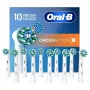 Náhradné hlavice kefiek Oral-B Pro CrossAction, balenie 10 ks, biela