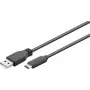 Wentronic 55466 USB kábel čierny