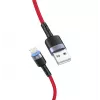 USB na Lightning dátový kábel Tellur, 3A, 1,2 m, LED indikátor, červený