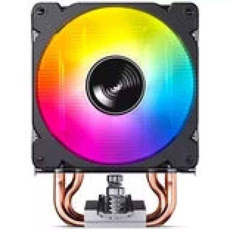 CPU chladič Jonsbo CR-1400E 92mm ARGB čierny — 92 mm ventilátor, ARGB osvetlenie