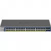 NETGEAR 52-portový PoE Gigabit/10G Stackable Smart Switch (GS752TXP)