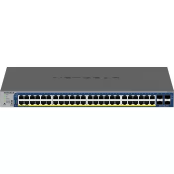 NETGEAR 52-portový PoE Gigabit/10G Stackable Smart Switch (GS752TXP)