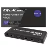 Qoltec 51798 Aktívny HDMI splitter 4 x HDMI 4K x 2K | 3.4Gb/s