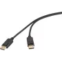 Renkforce DisplayPort konektor samec čierny RF-6830476 4K UHD (RF-6830476)