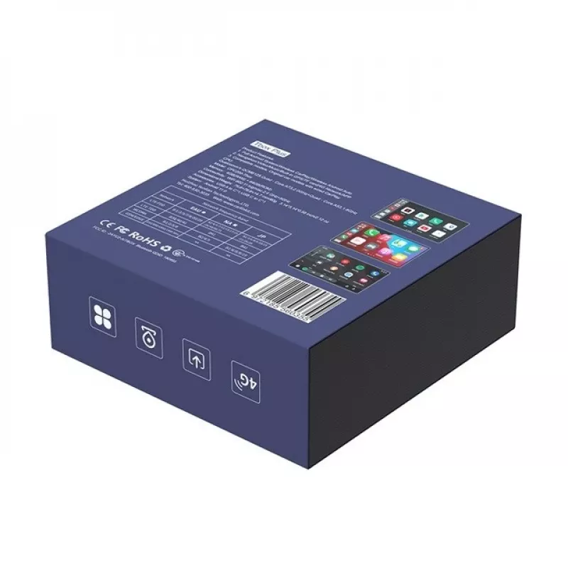 CARLINKIT Adapter Wireless AI Box s Android 13 – 8 GB + 128 GB pre originálne autorádia s CarPlay, modrý