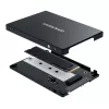 Montážna sada GRAUGEAR G-CV-M2T25 čierna hliník