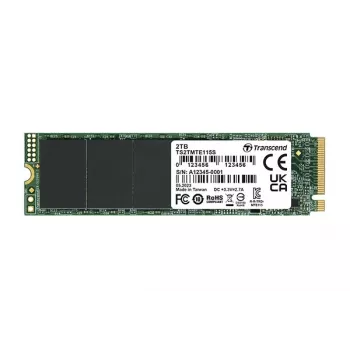 Transcend 115S - SSD - 2TB - interný - M.2 2280 (obojstranný) - PCIe 3.0 x4 (NVMe) (TS2TMTE115S)